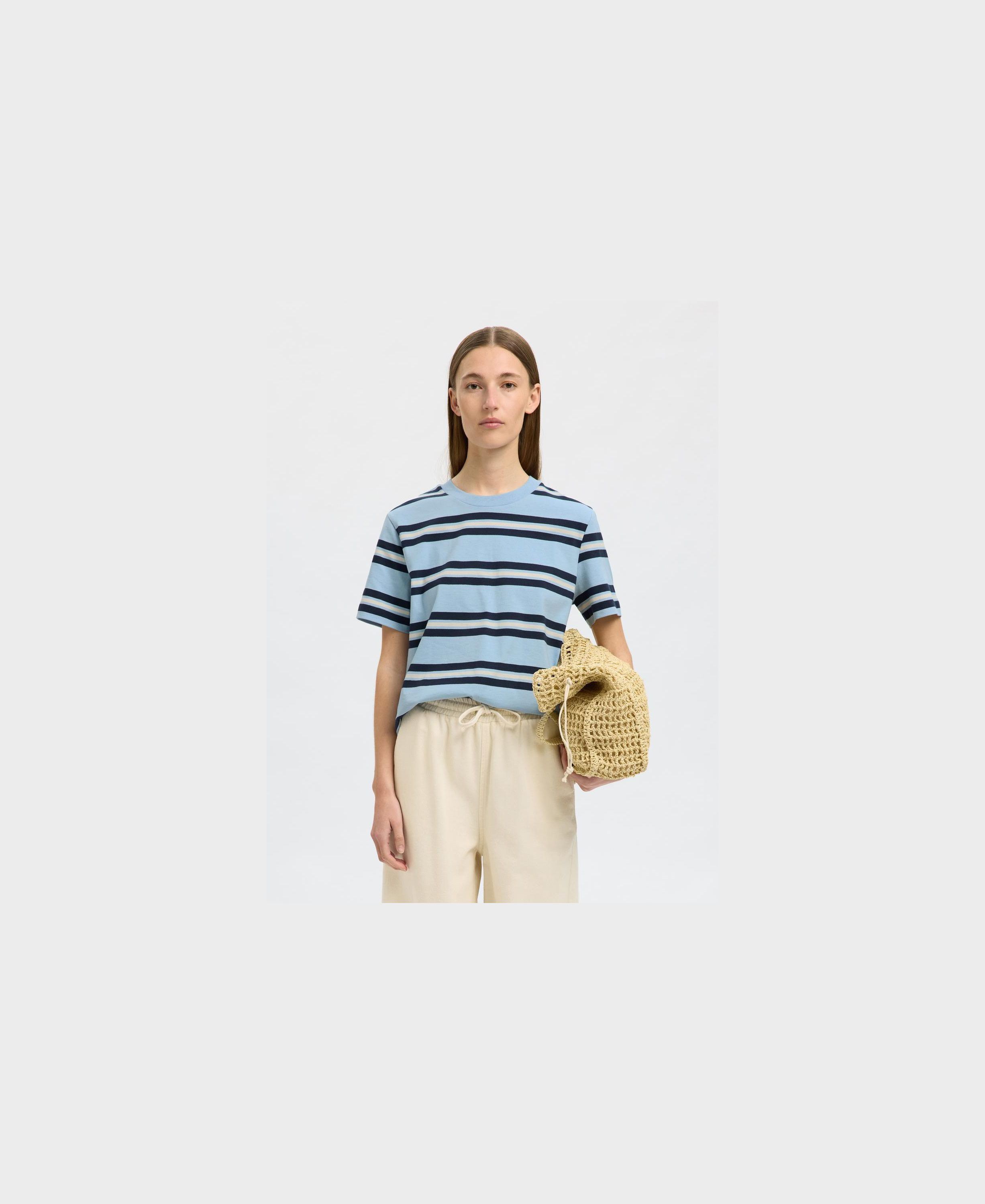 SLFBOXY-LUMA SS O-NECK TEE