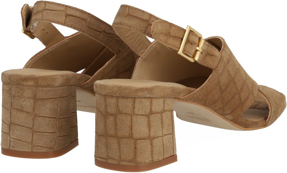 Sandal med blokh&aelig;l