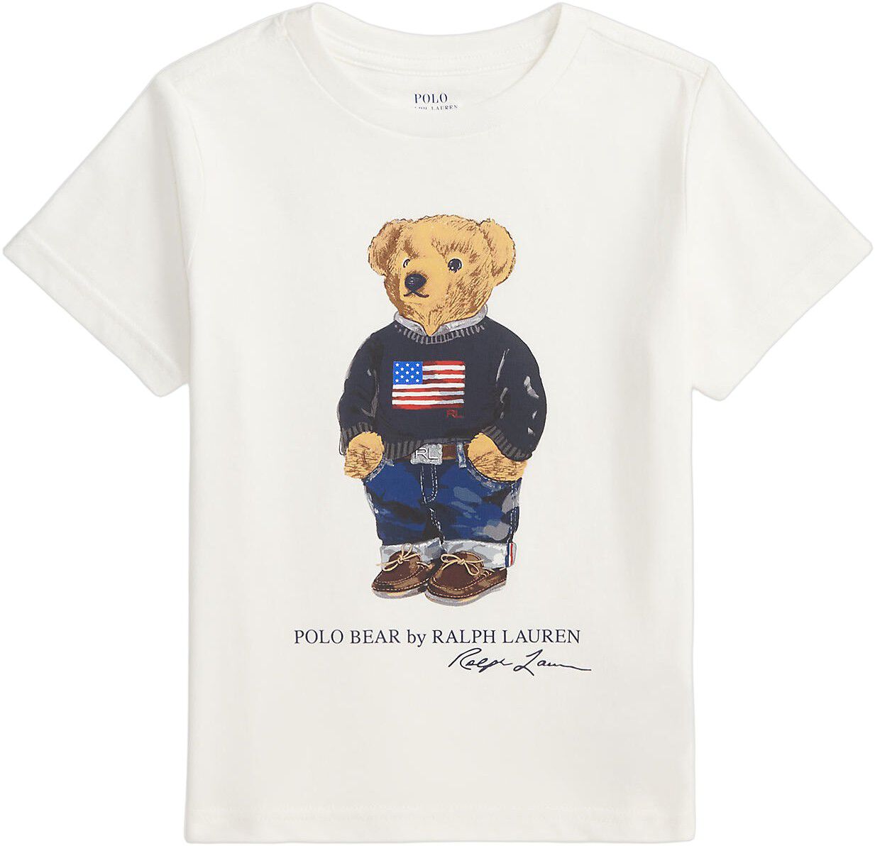 Polo Bear Cotton Jersey Tee