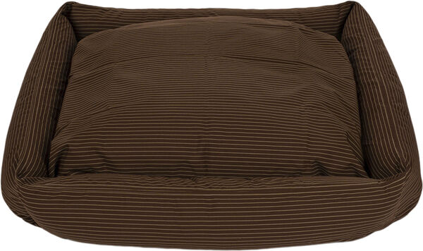 Fossflakes Dog bed Brown pinstripe