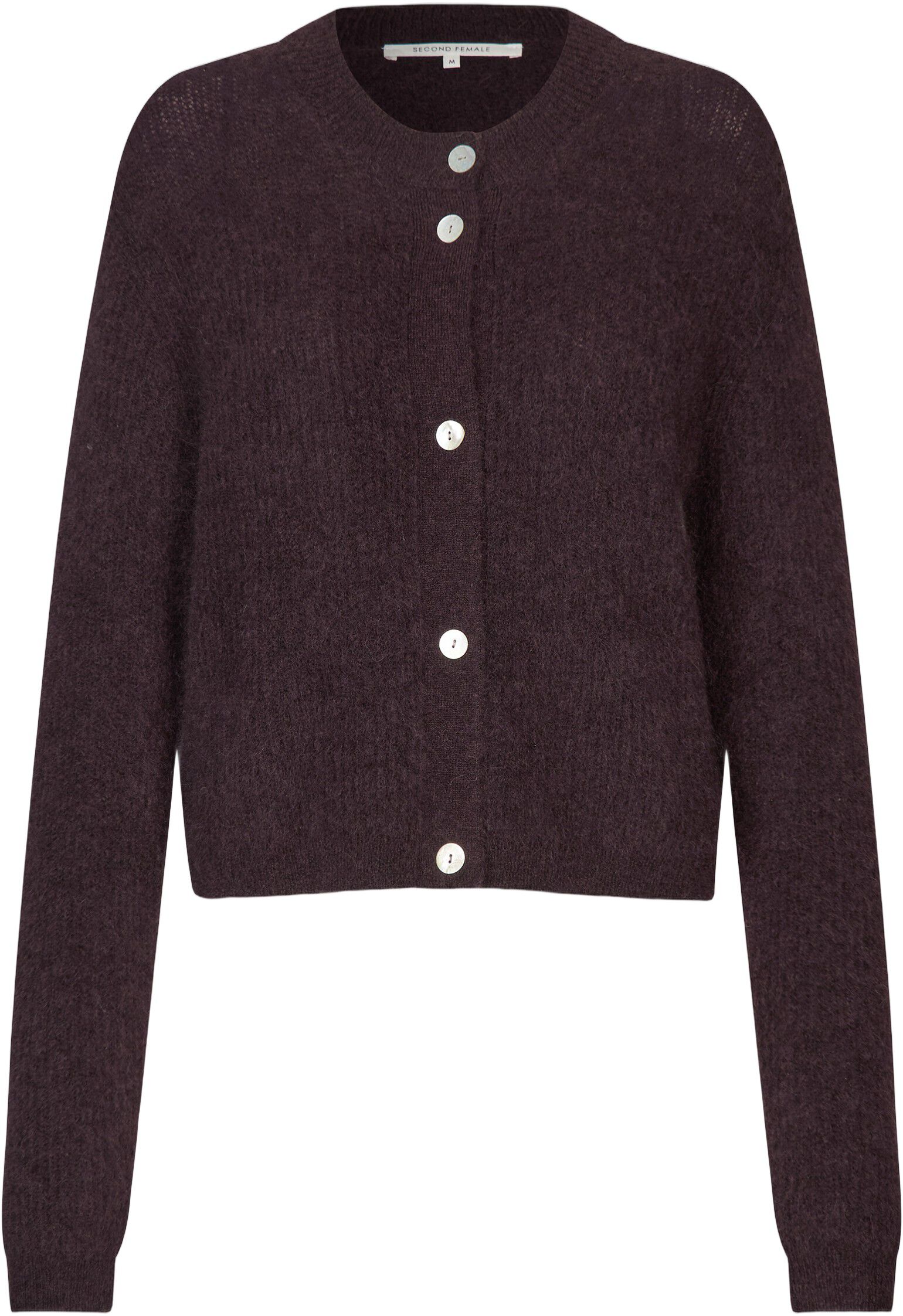 Andrea Knit Rib LS Cardigan