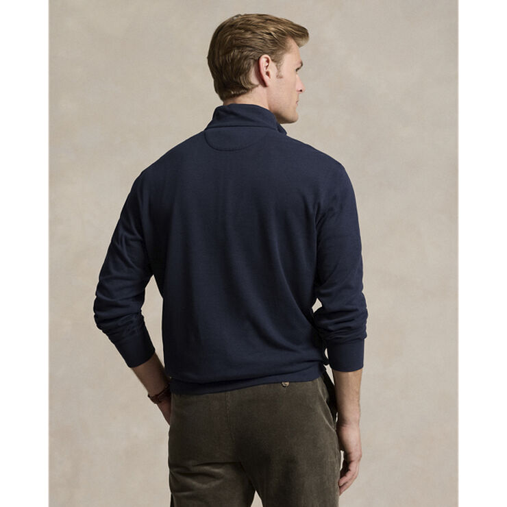 Luxury Jersey Quarter-Zip Pullover
