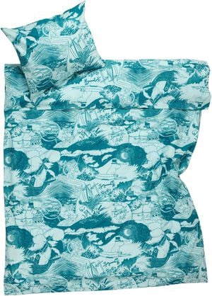 Moomin bedset 140x200 NO Sailing GOTS