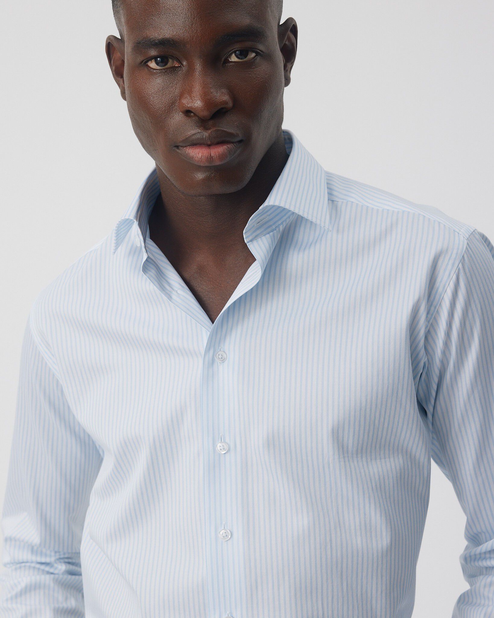 The Lawyer 4. 0 | Sky Blue Stripe | Super slim fit