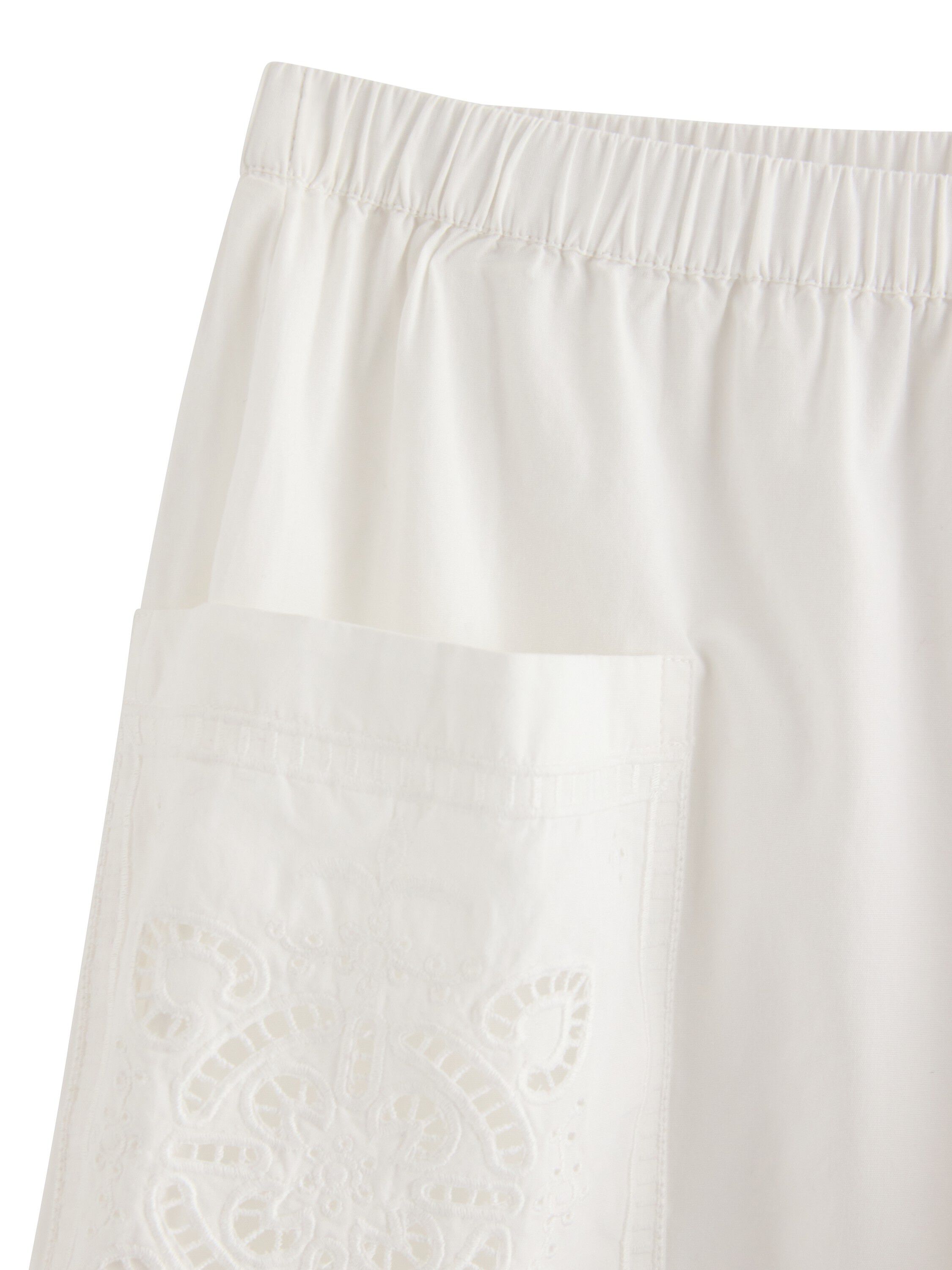 Pyjama shorts in cotton with embroi