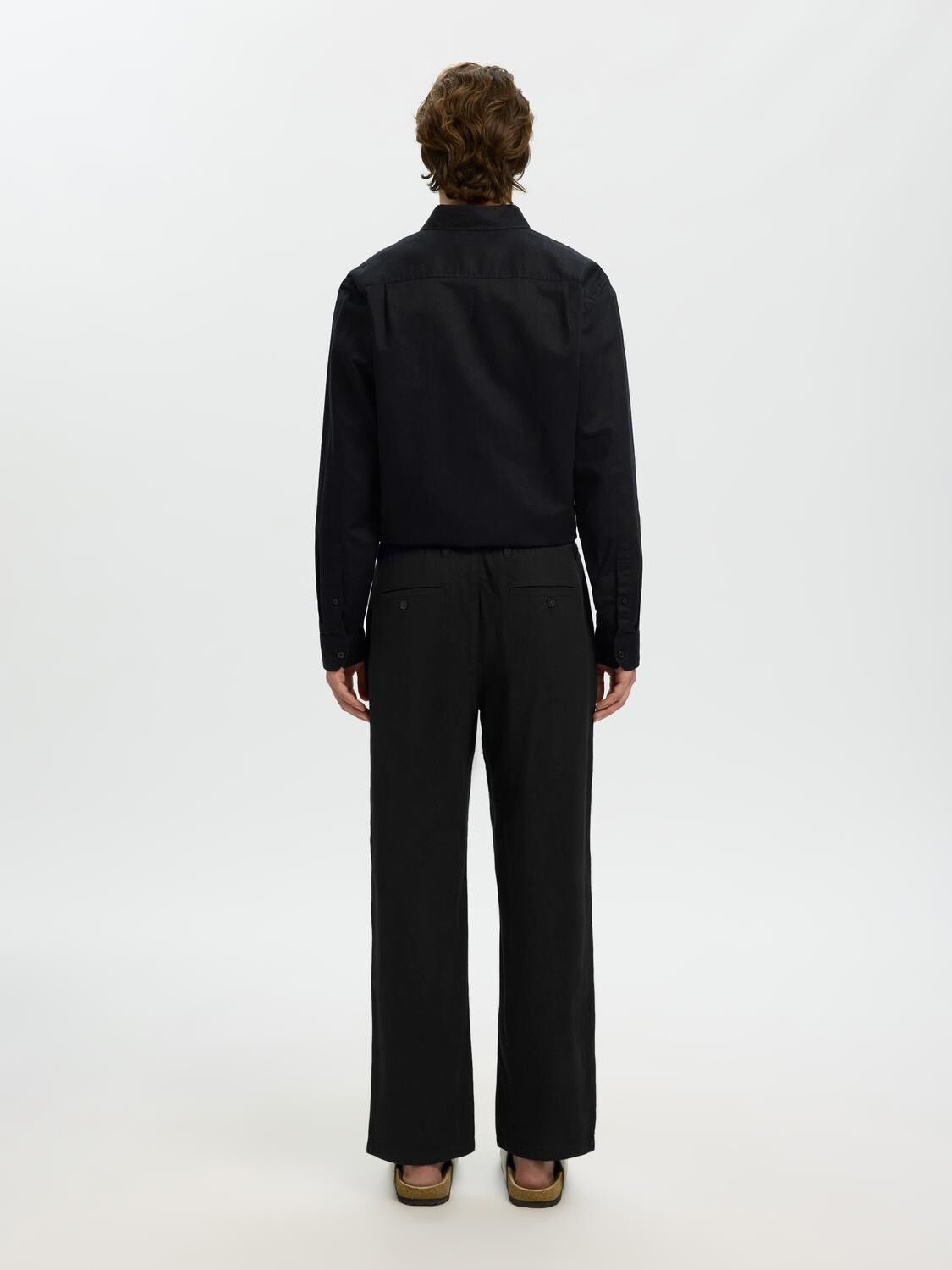 Slh220-Loose Brody Linen Bld Pant Noos