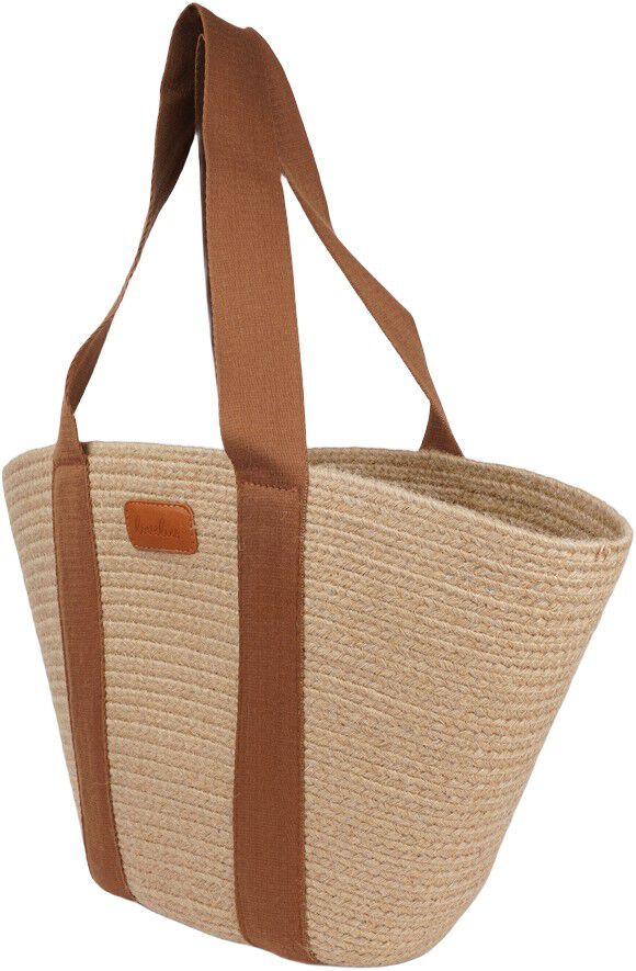 PEPPINO - JUTE BAG WITH COTTON HANDLES 45 X 40 CM