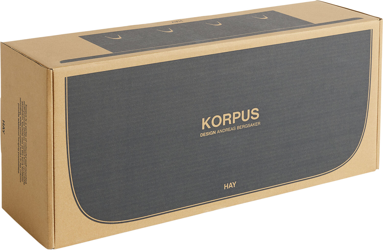 Korpus Shelf-Medium 4 hooks-Midnigh
