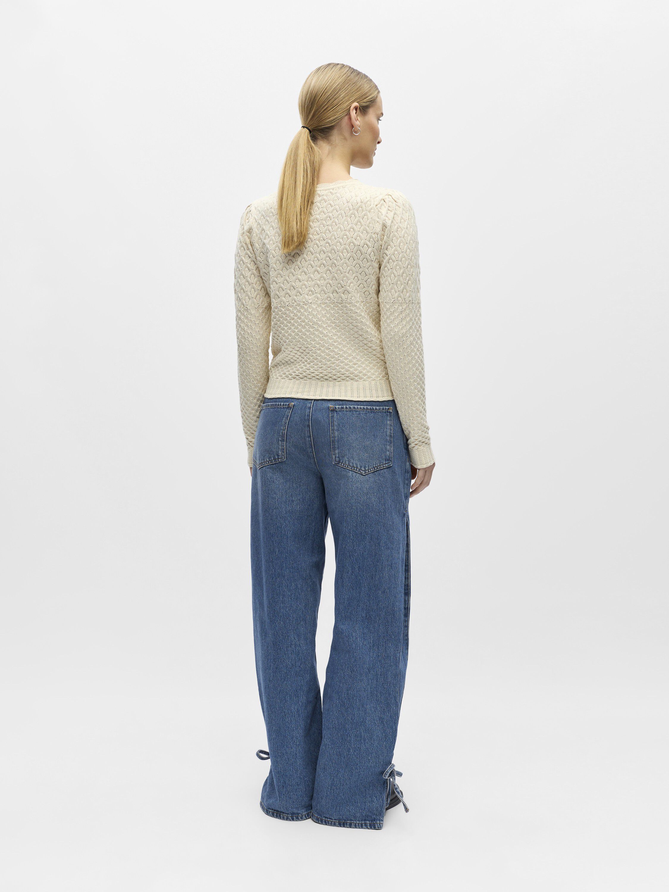 Objnoa L/S V-Neck Knit Cardigan Noos