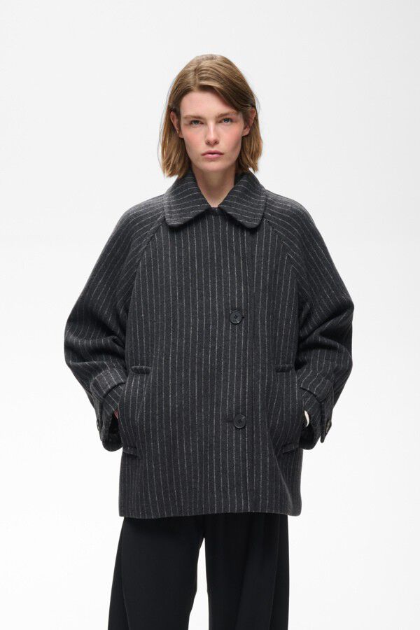 THORAIW MINONA COAT PINSTRIPED