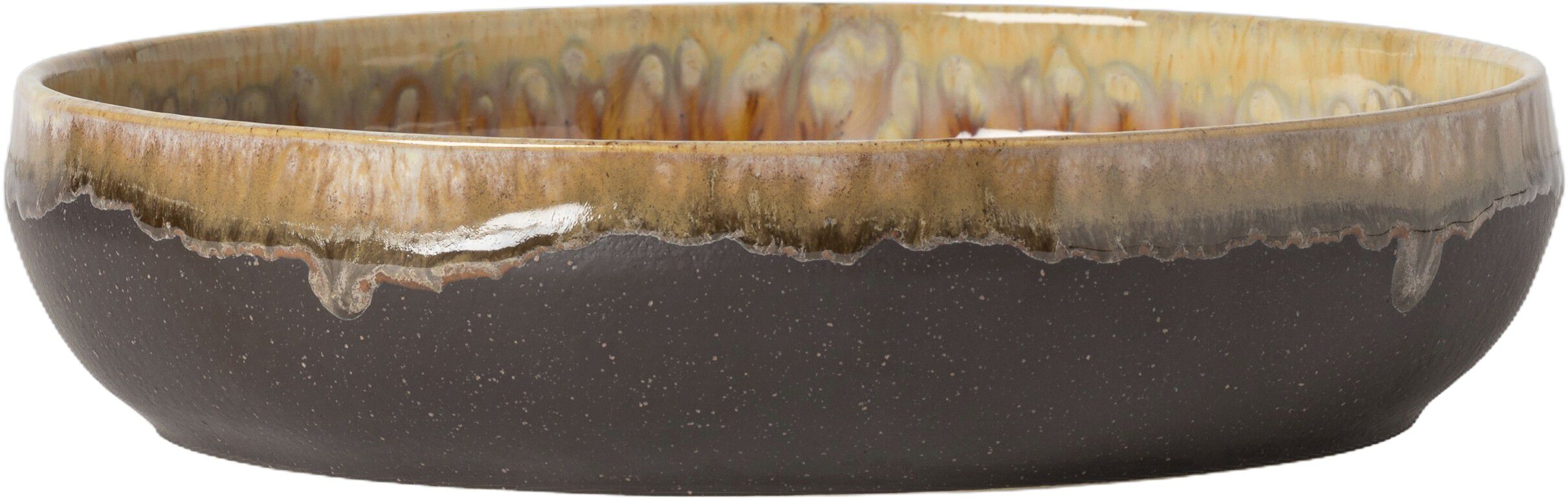 Tallerken Poterie 20,5 x 2,8 cm Mokka Steint&oslash;y