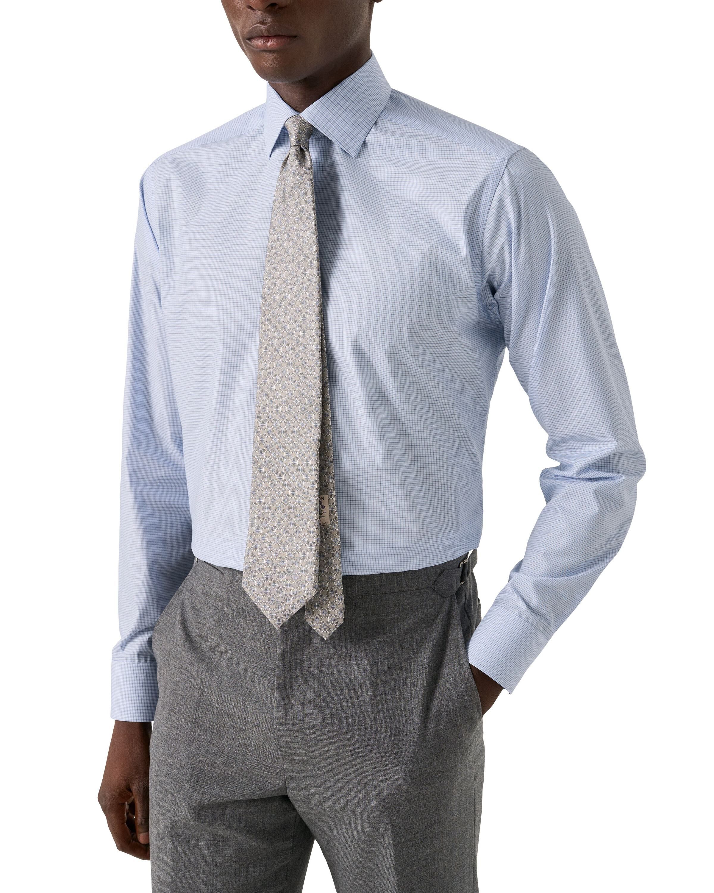 Slim Fit Check Twill Shirt