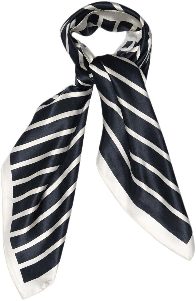 Lines silk scarf