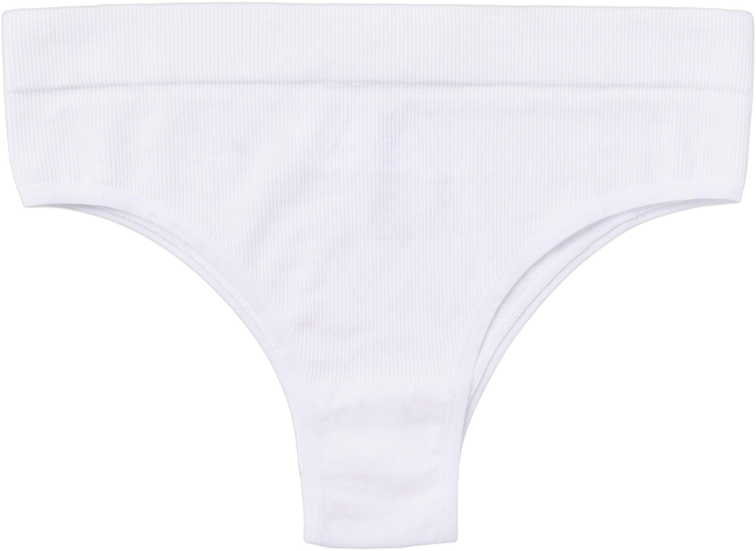 Ribbede truser uten s&oslash;mmer med h&oslash;y midje