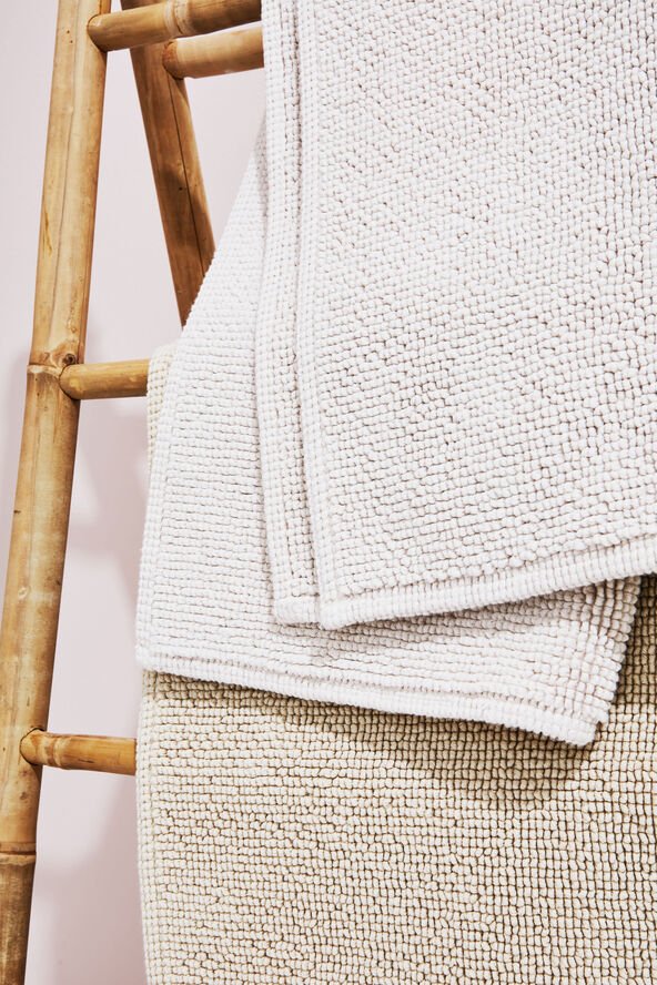 Bathmat stonewashed 60x90 fog GOTS