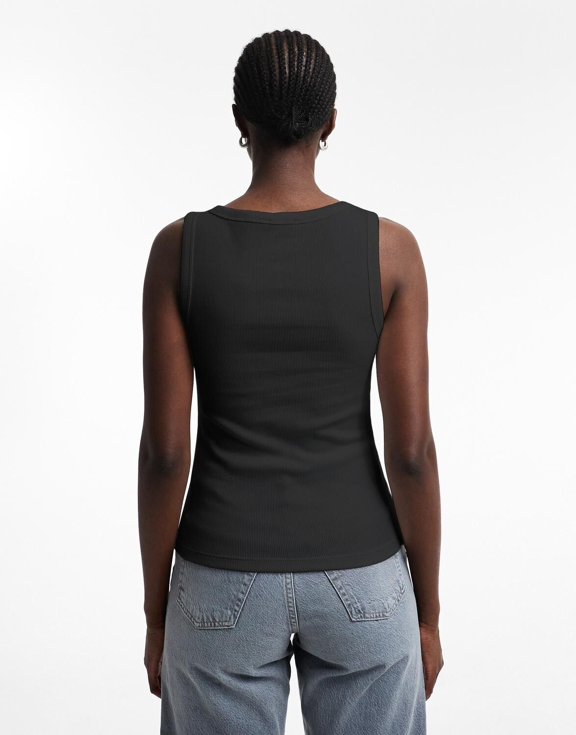 Tsella Sl Stripe Button Rib Vest Jrs