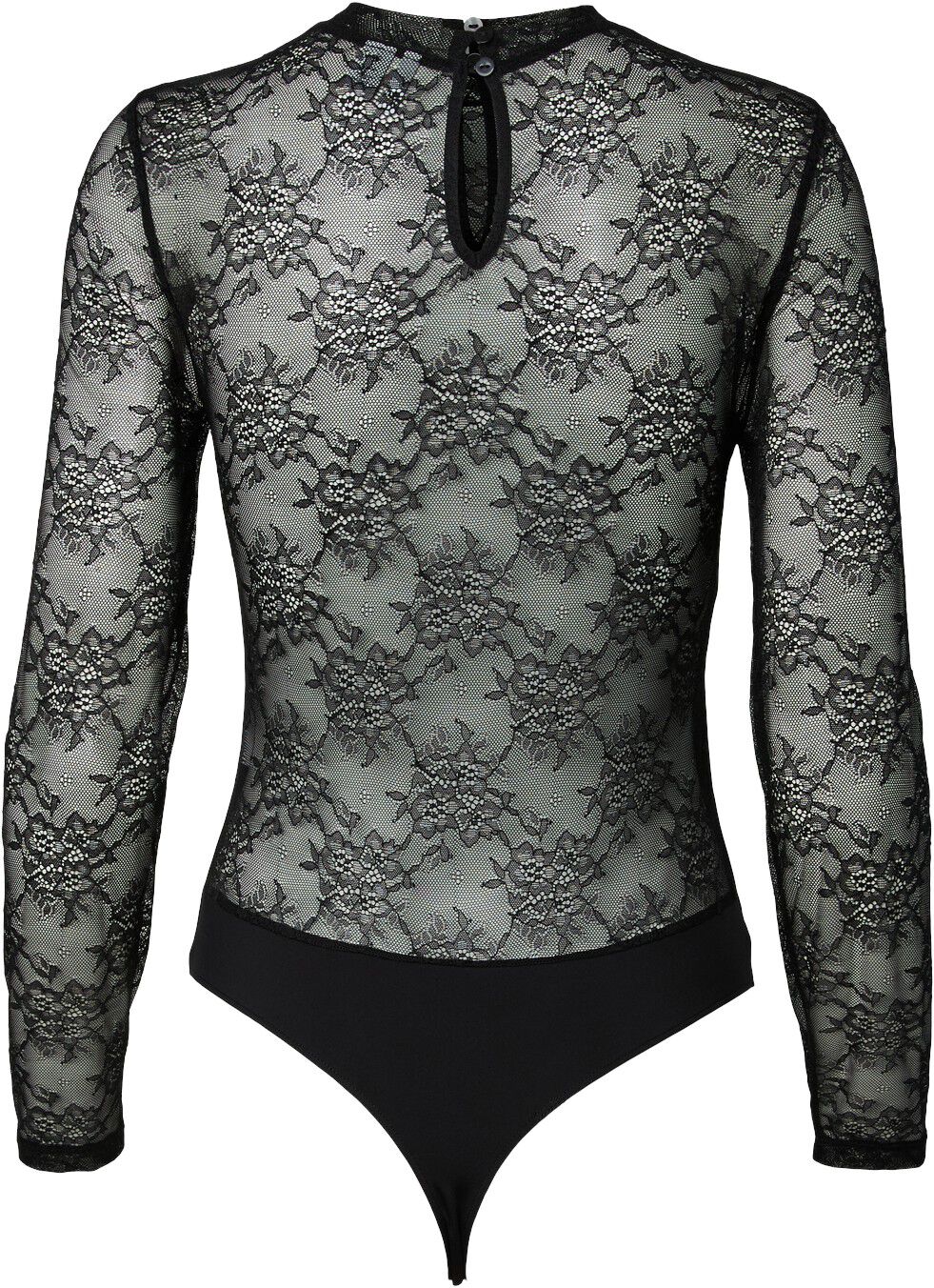 Pcmilly Ls Lace Bodystocking Noos