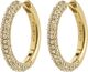 TATUM large hoops gold-plated