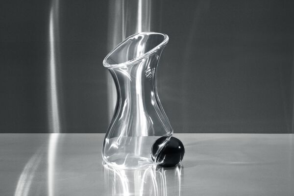 Silhouette Vase H36 cm klar
