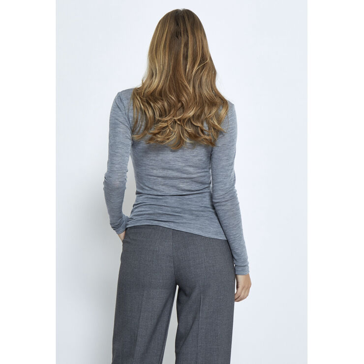 MSCally Roll Neck Long Sleeve Top