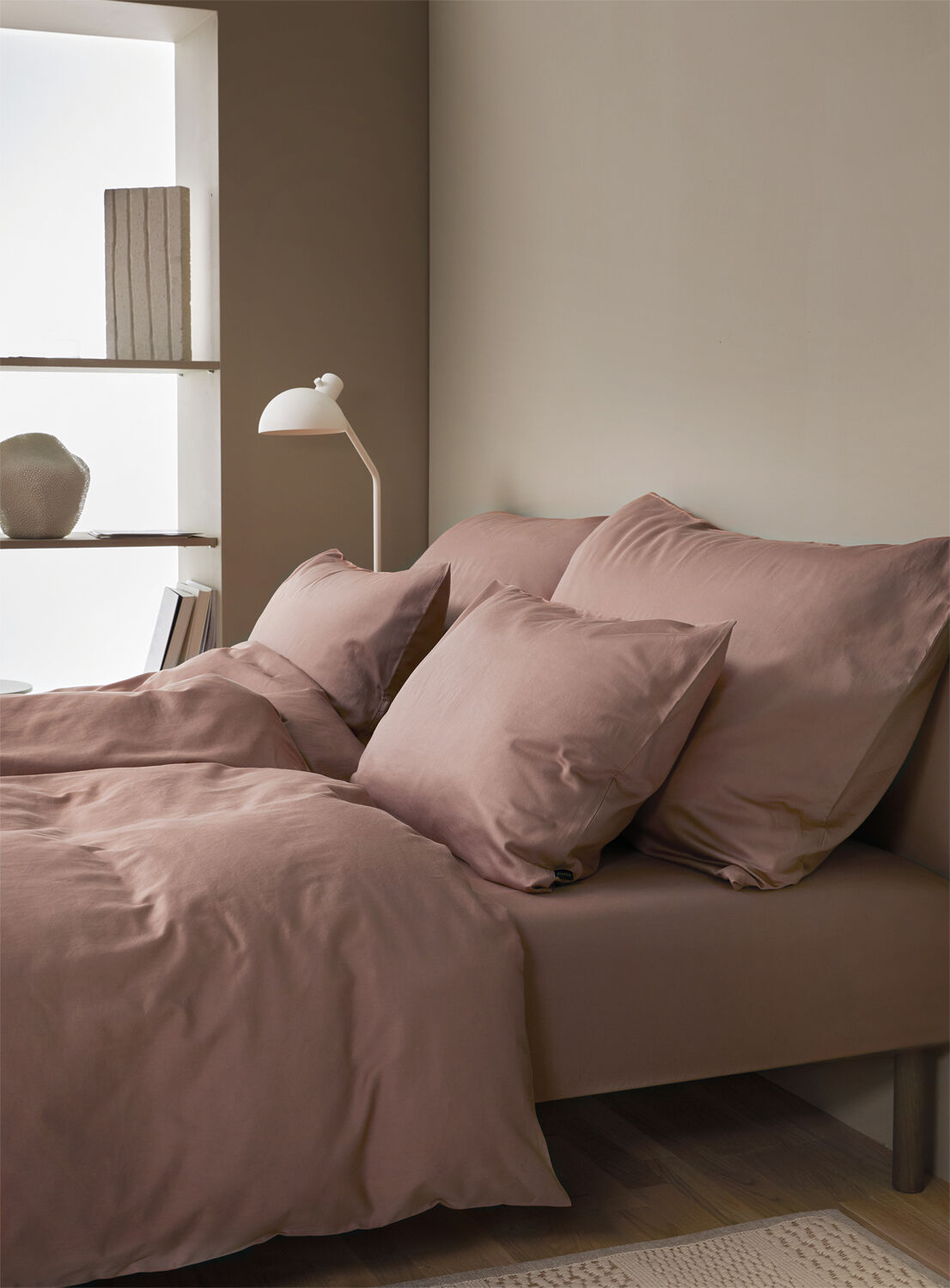 Harmoni stonewashed pudebetr&aelig;k varm rosa