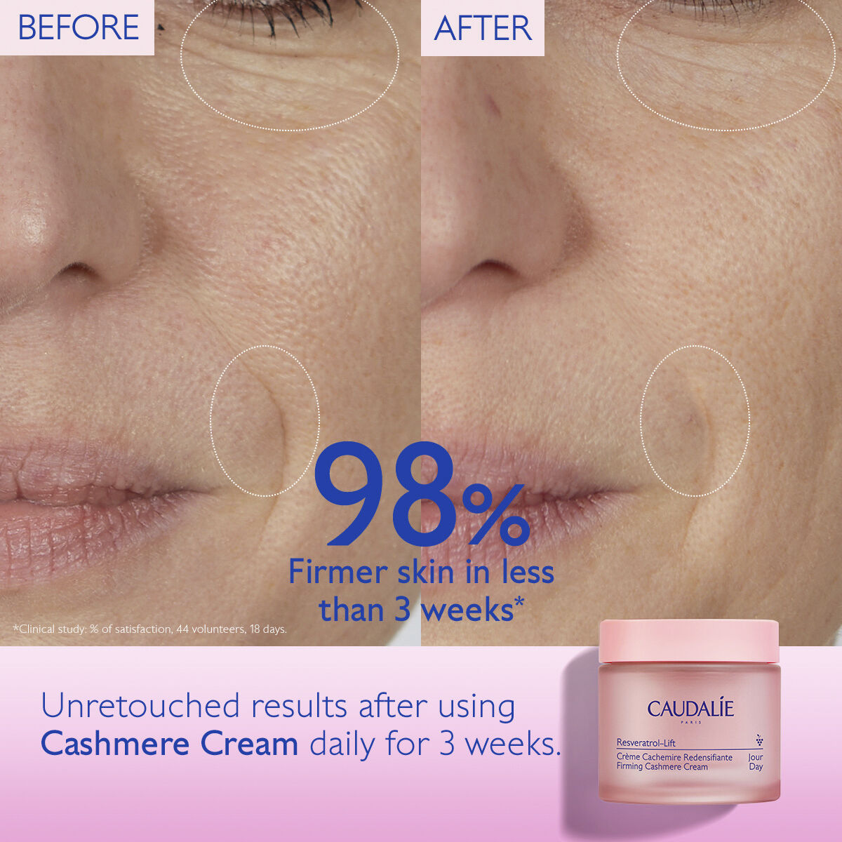 Caudal&iacute;e Resveratrol-Lift Firming Cashmere Cream 50 ml