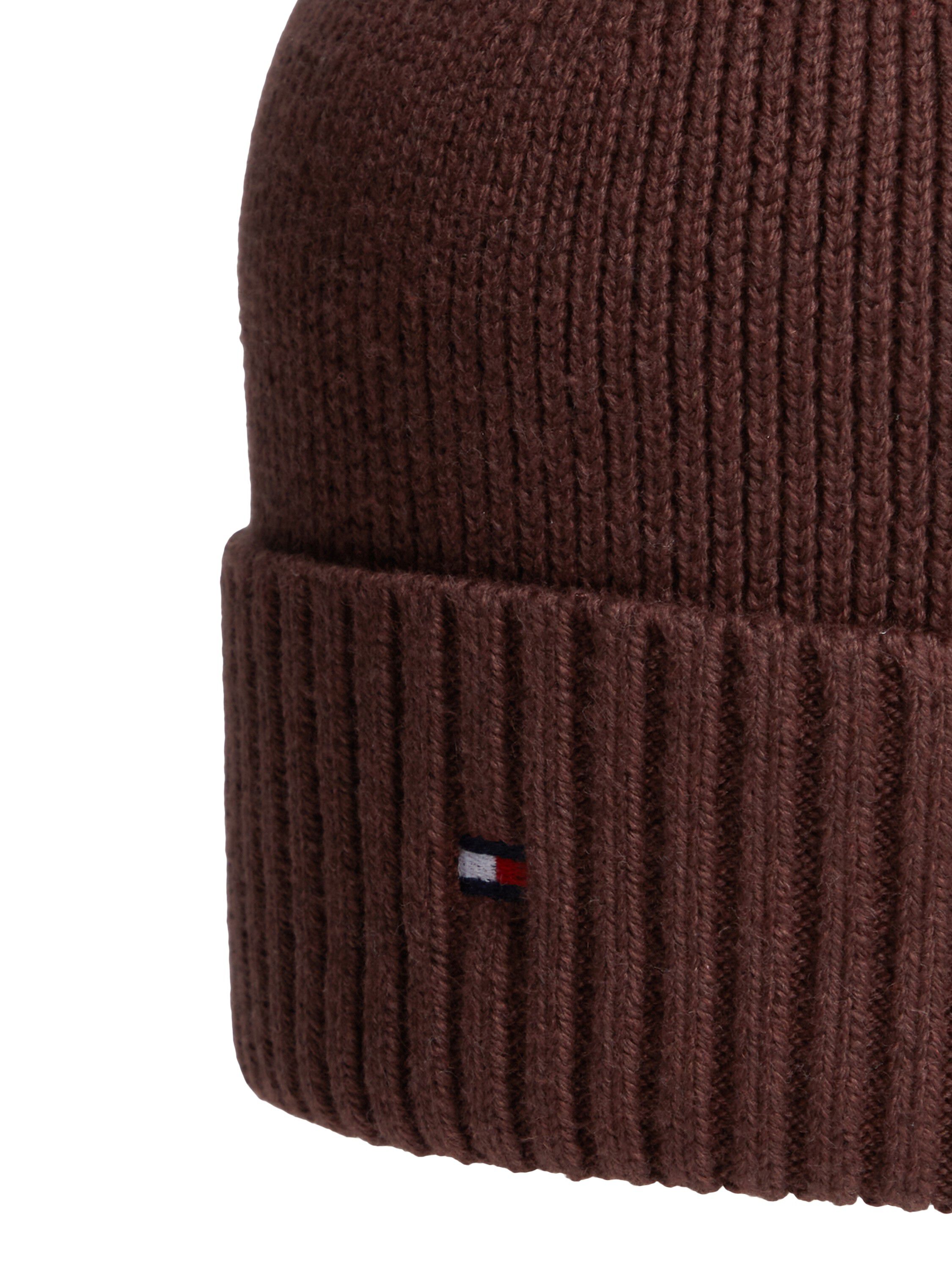 Hilfiger Flag Embroidery Beanie With Cashmere