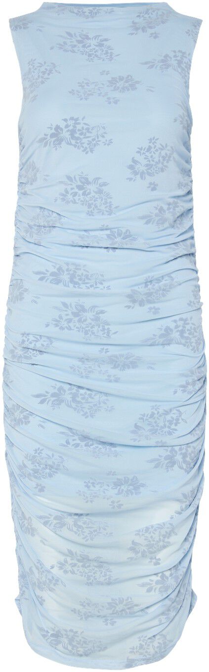 PCMERRY SL RUCHING SHORT DRESS JRS