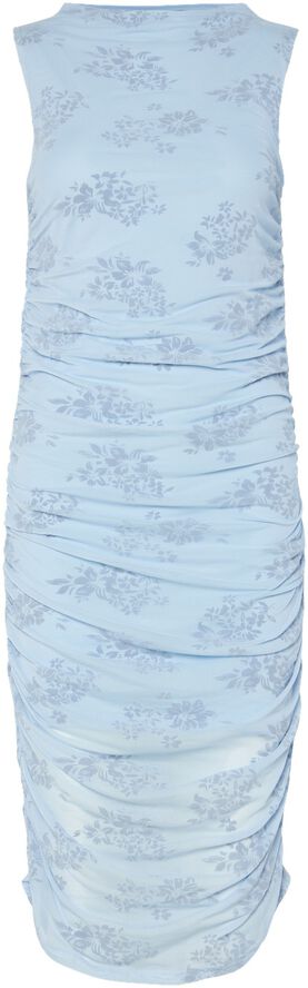 PCMERRY SL RUCHING SHORT DRESS JRS