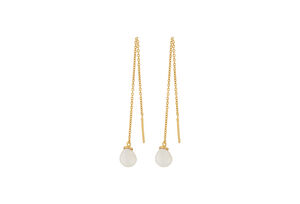 Lagoon Earchains 10 cm Baroque pearl