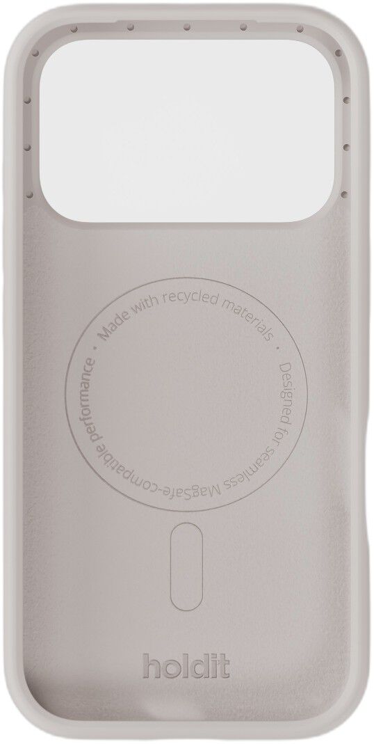 Silicone Case MagSafe Compatible iPhone 17 Pro Wool Gray