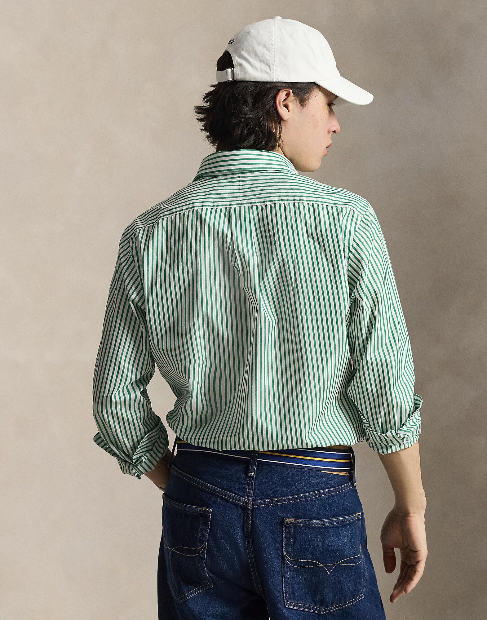 Custom Fit Striped Broadcloth Shirt