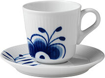 Bl&aring; Mega Riflet 9 cl. espressokop