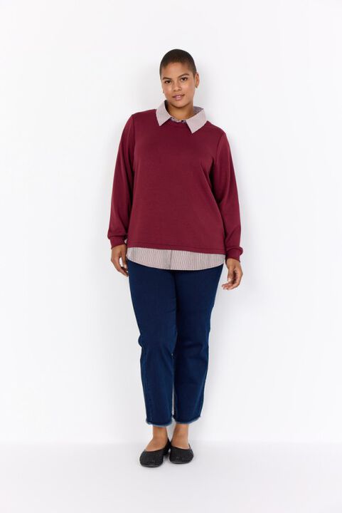 Curvy WA-SABINA 63 Sweatshirt Bordeaux