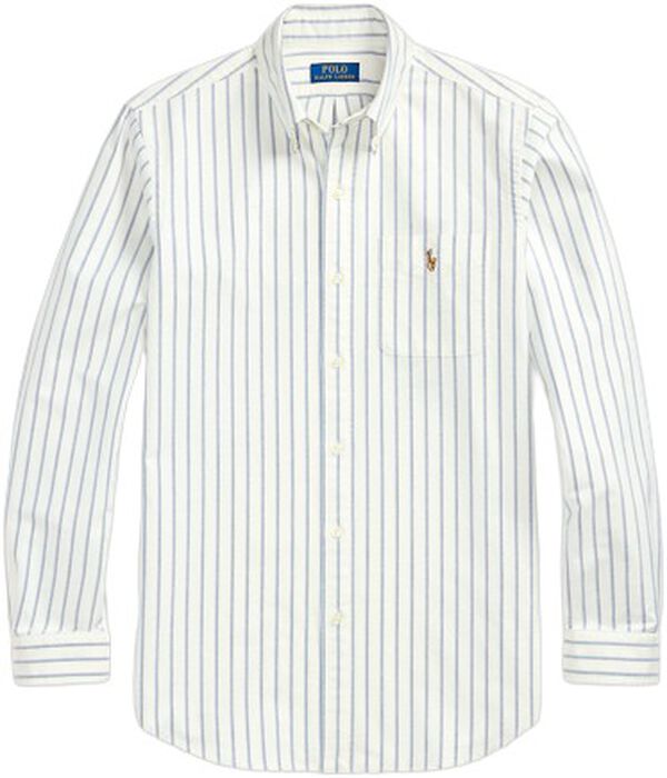 Custom Fit Striped Oxford Shirt