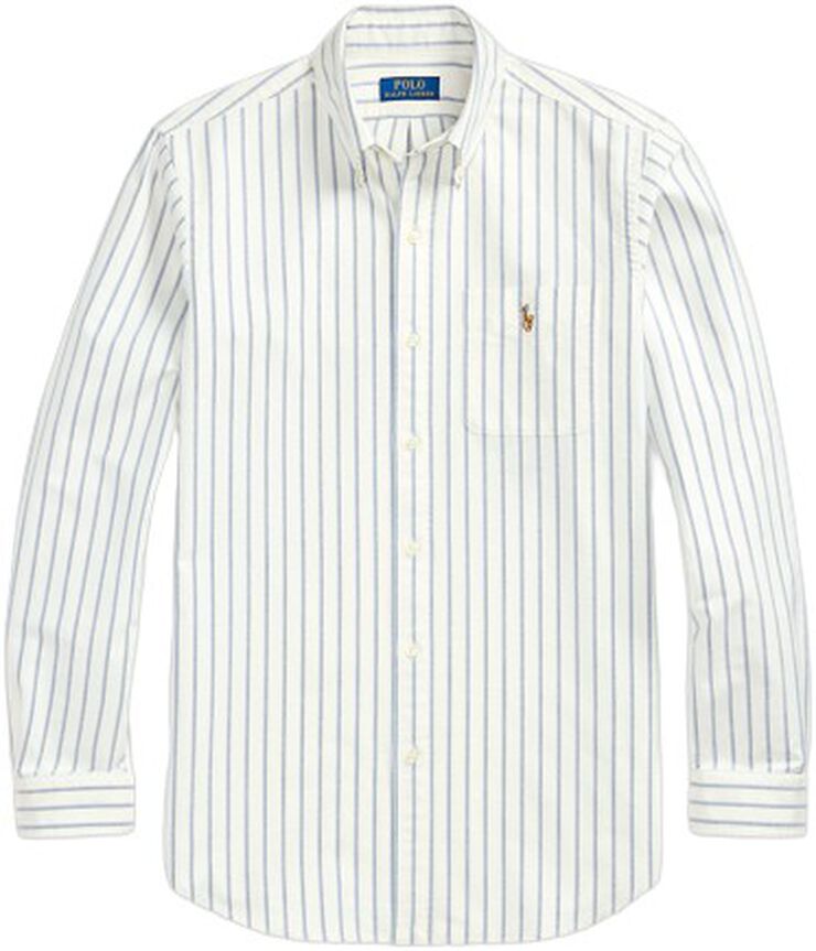 Custom Fit Striped Oxford Shirt