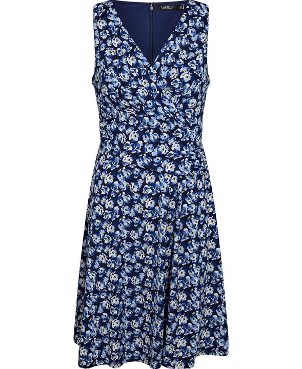 Floral Jersey Sleeveless Dress