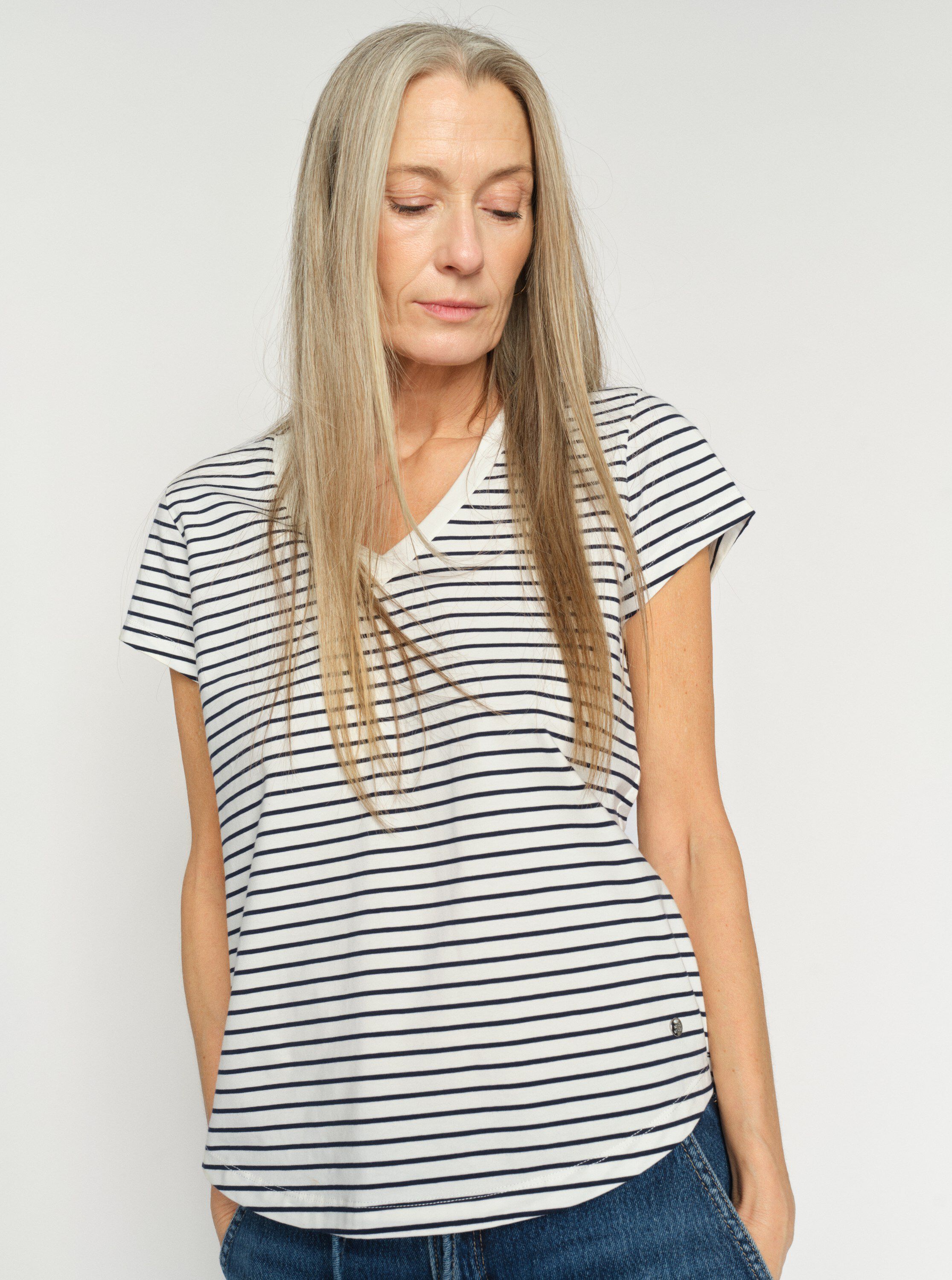 MMKala V-SS Stripe Tee