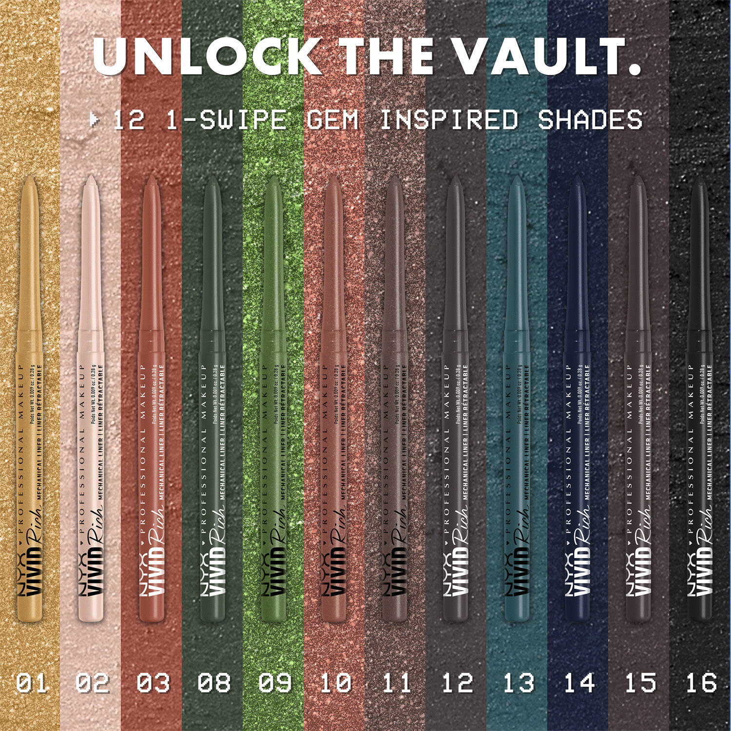 Vivid Rich Mechanical Liner