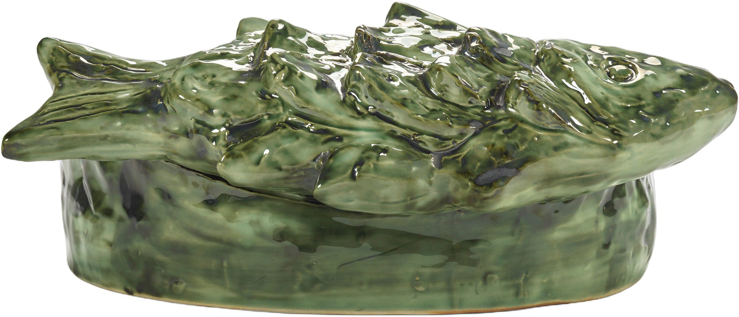 SERVING PLATE GREEN COSAS LINDAS