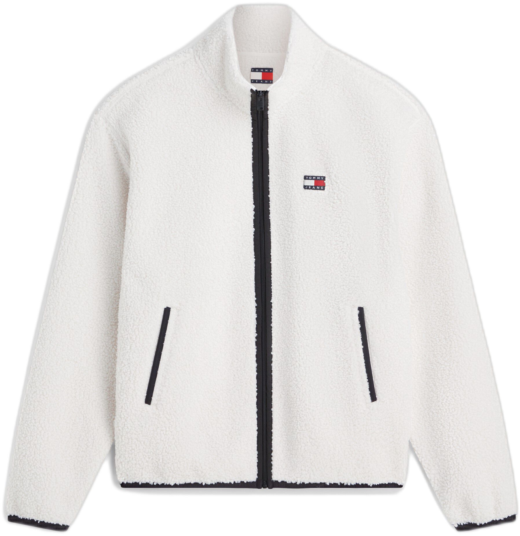 Badge Teddy Relaxed Zip-Thru Sweatshirt