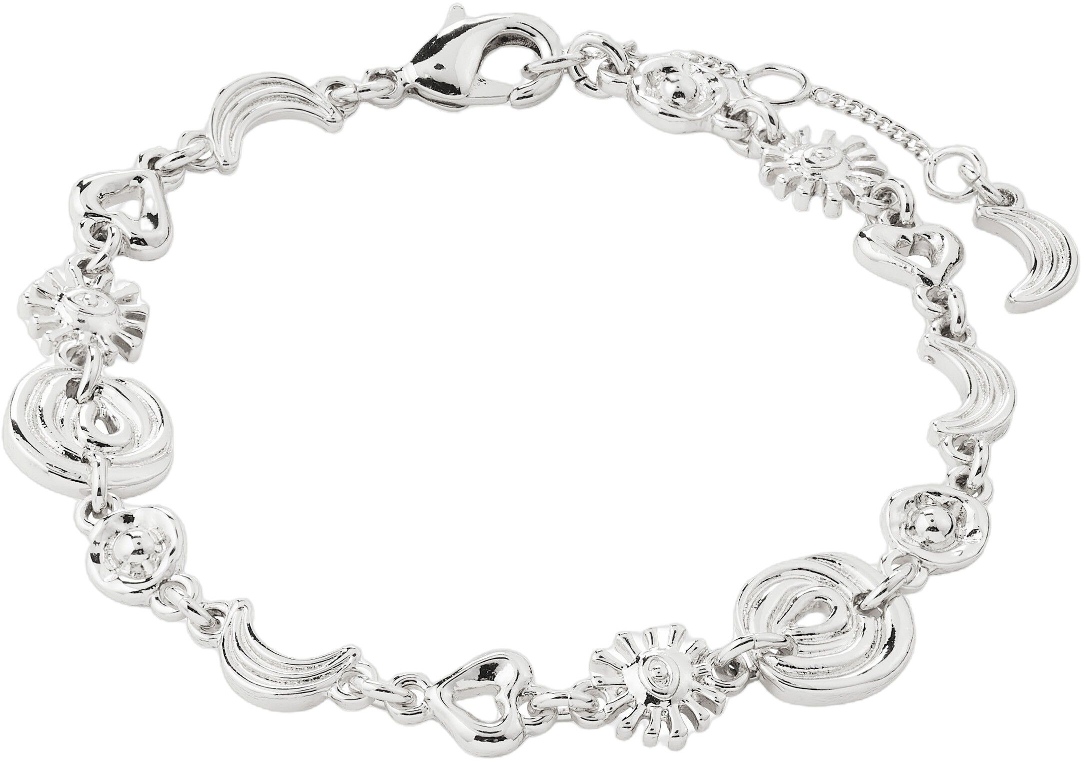 MISHA bracelet silver-plated