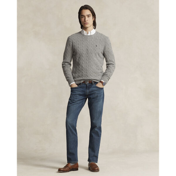 Cable-Knit Wool-Cashmere Sweater