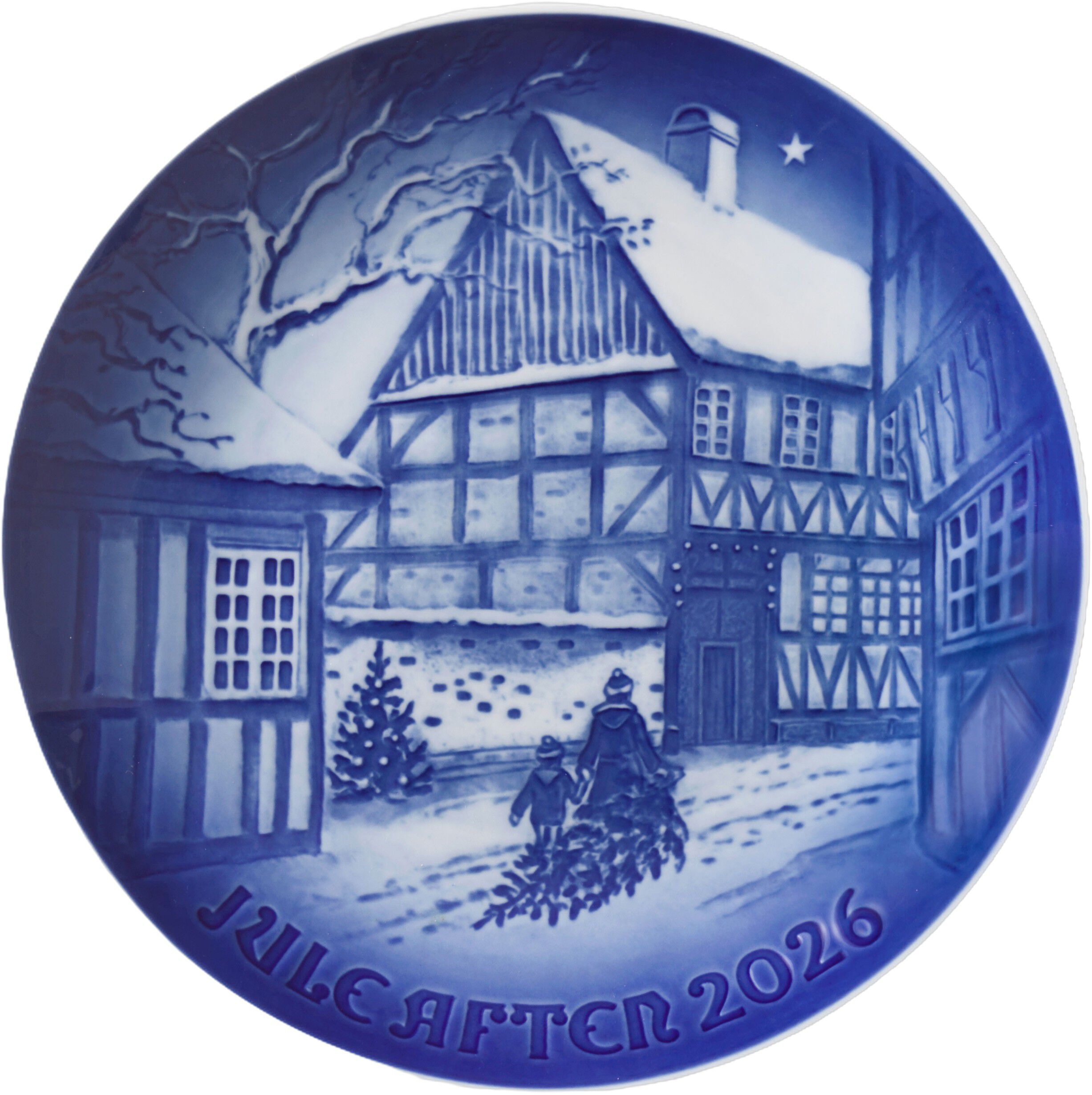 B&G juleplatte 2026, 18 cm