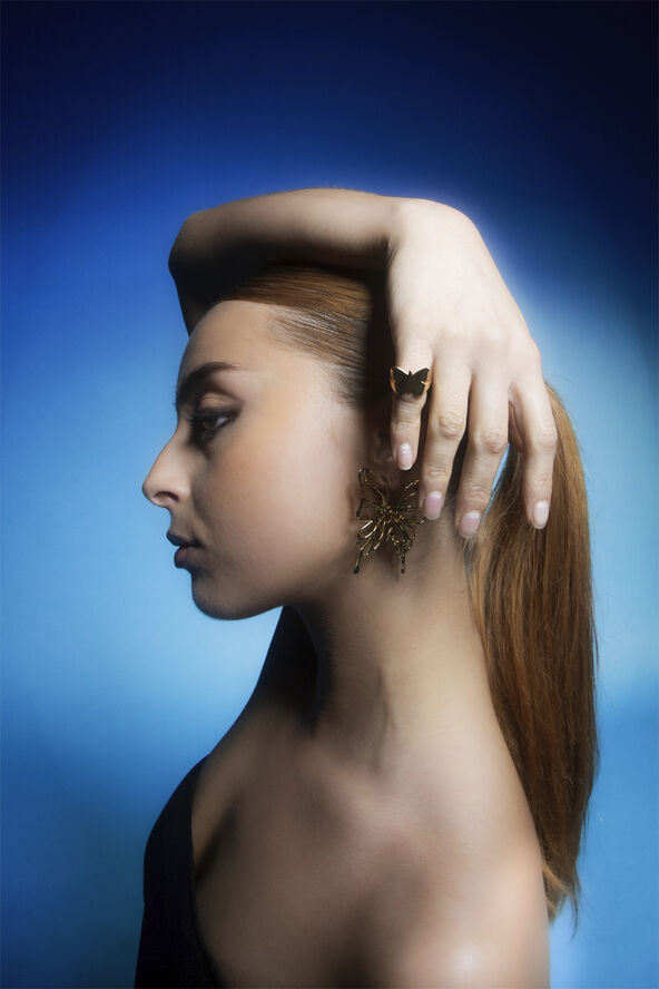 Butterfly Signet ring