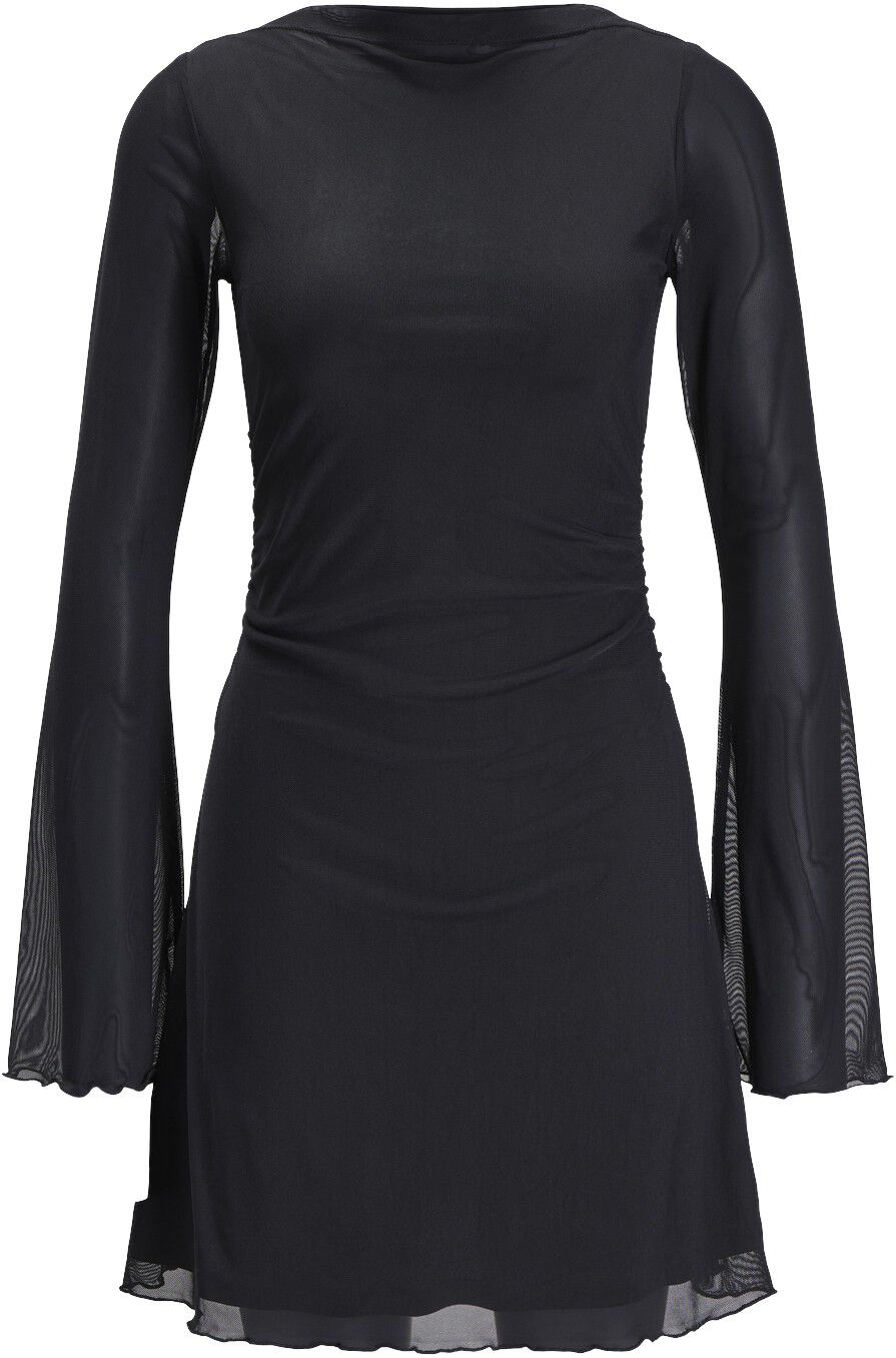 JXMINNA MESH LS DRESS WVN