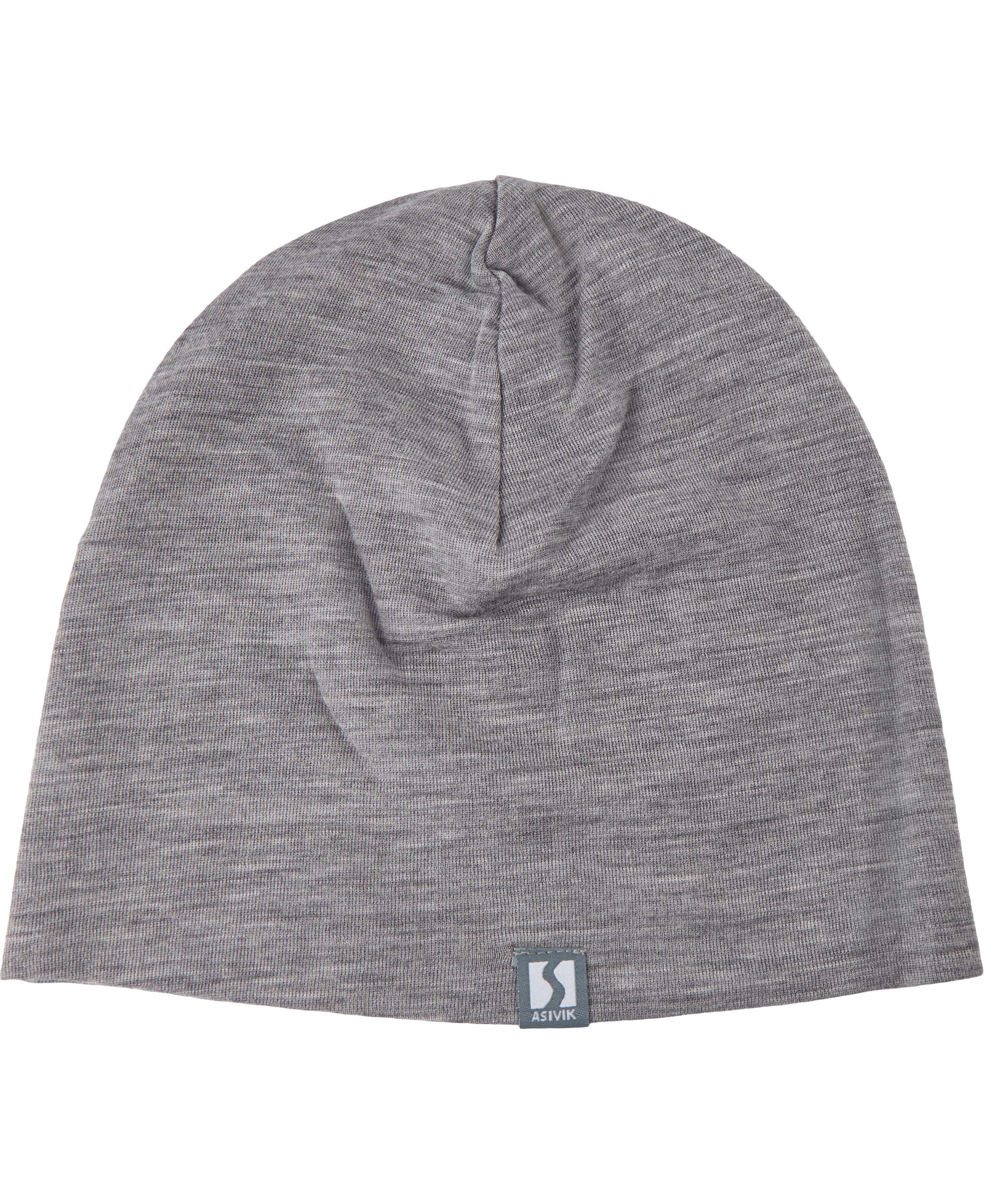 ASIVIK Wool Beanie, Lightgrey