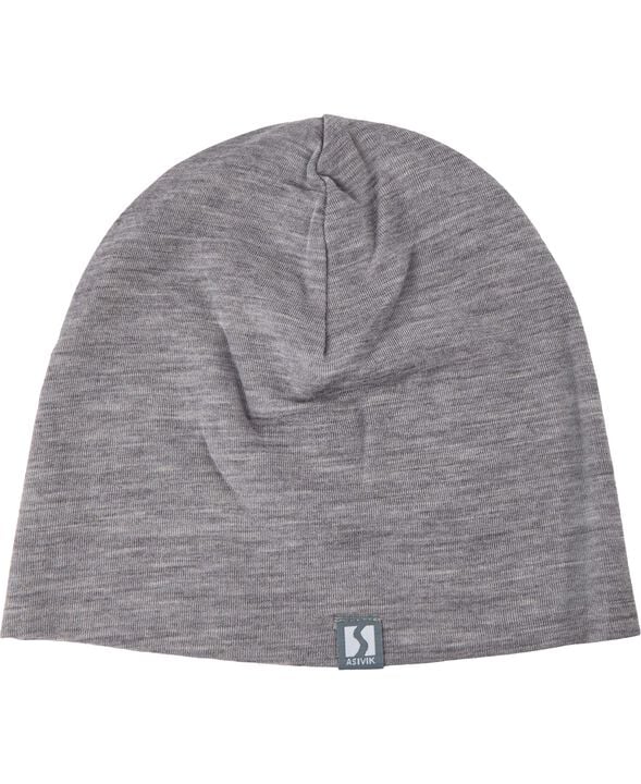 ASIVIK Wool Beanie, Lightgrey