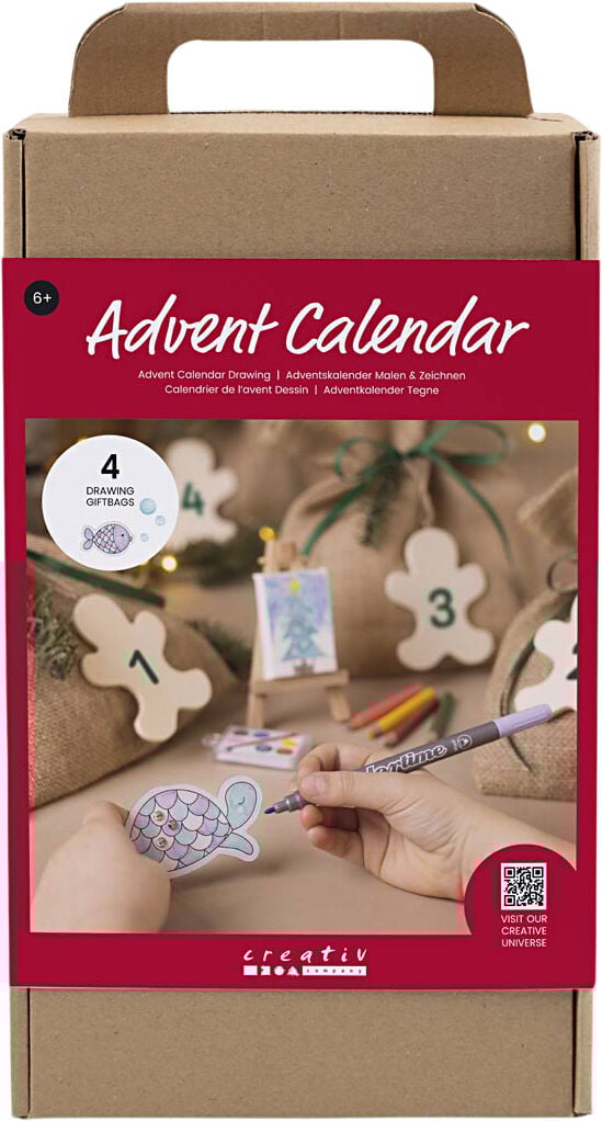 Adventskalender Tegne, Tegne