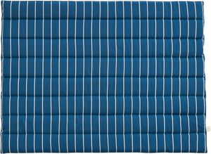 Outdoor Market Sofa Cushion - Blue with beige stripe -